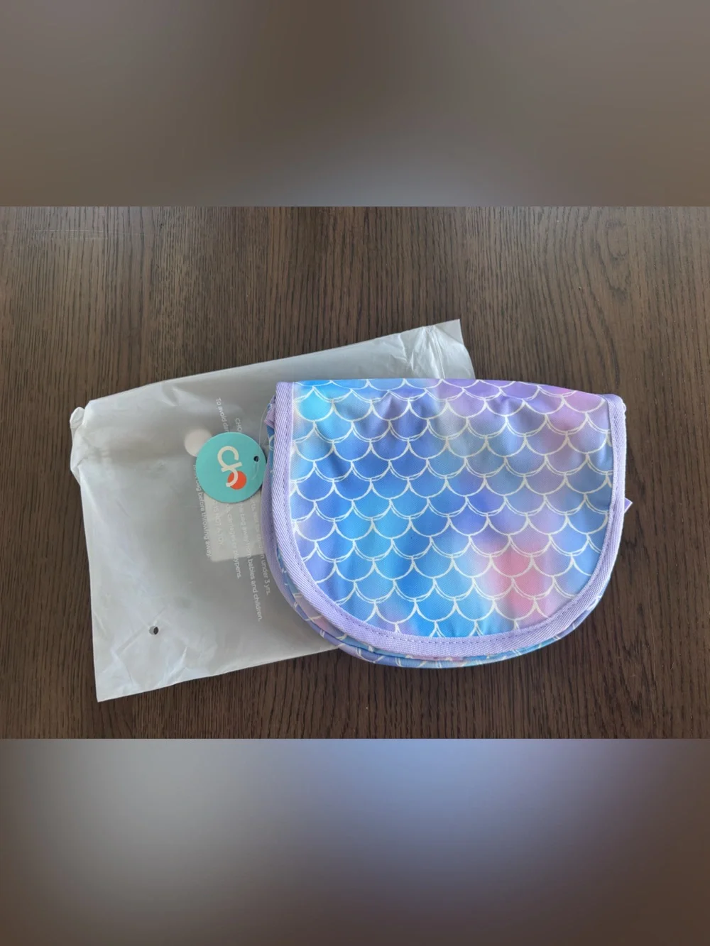 NWT Pastel Mermaid Scale Crossbody Bag - Lavender Blue Pink
